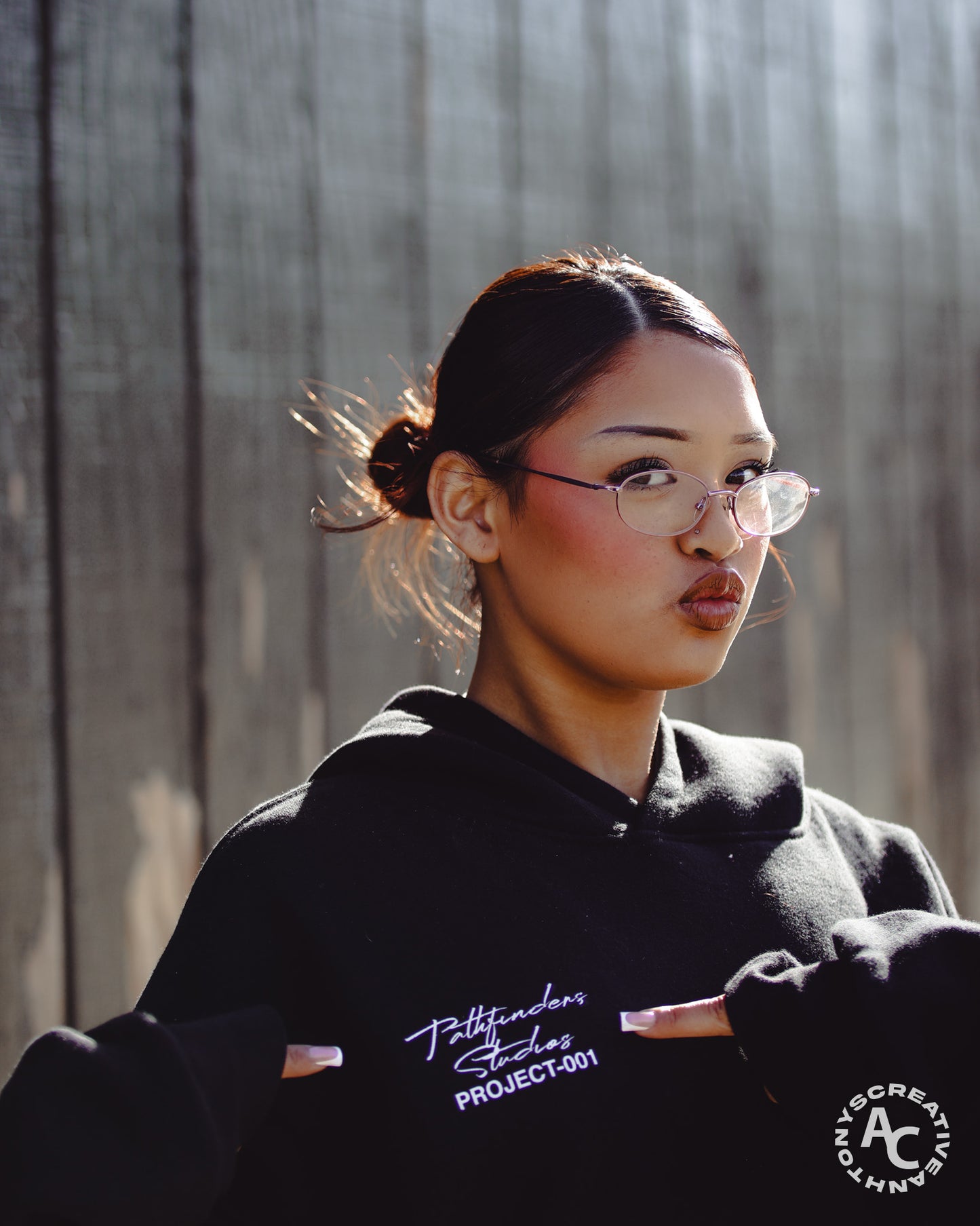 Project 001 Hoodie Black