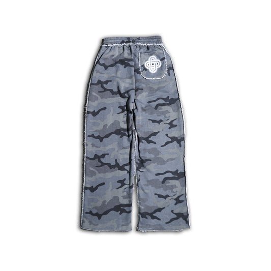 AFTERLIGHT CAMO WIDE-LEG SWEATS